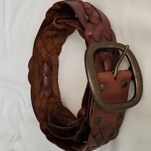 Esprit Vintage Braided Leather belt